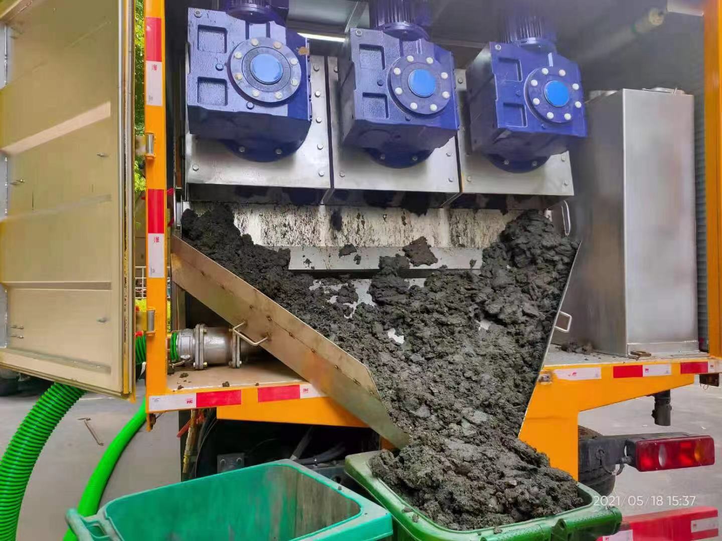 临渭化粪池清掏城市维护站-泥浆净化干湿分离处理